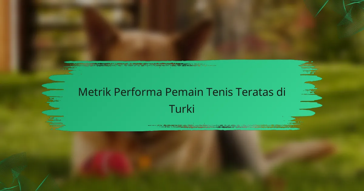 Metrik Performa Pemain Tenis Teratas di Turki